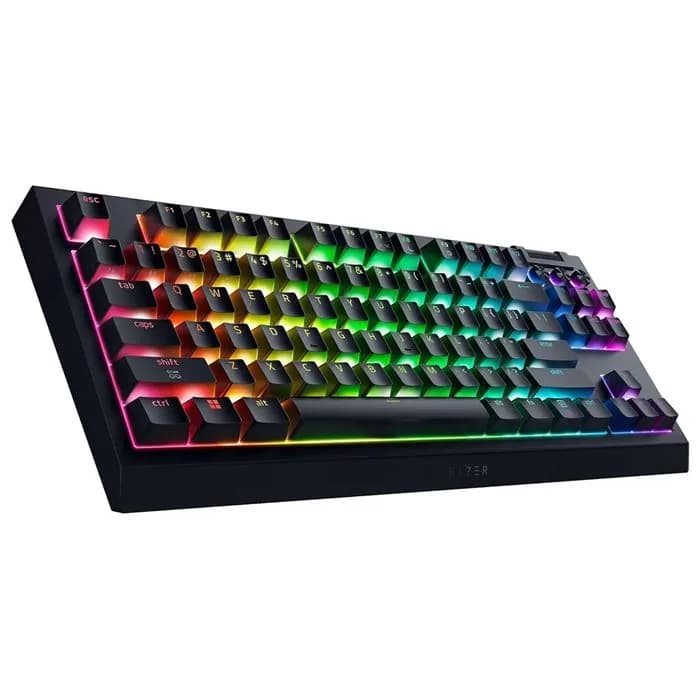 کیبورد بیسیم گیمینگ ریزر مدل BlackWidow V4 TKL HyperSpeed | عماد رایان کیبورد بیسیم گیمینگ ریزر مدل BlackWidow V4 TKL HyperSpeed