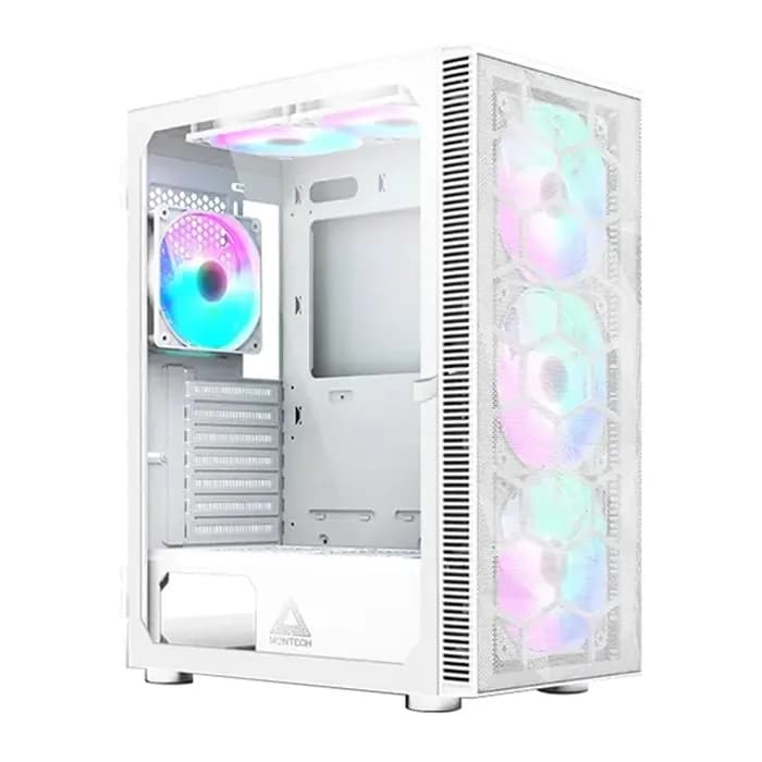 کیس کامپیوتر مونتک مدل X3 MESH White | عماد رایان کیس کامپیوتر مونتک مدل X3 MESH White