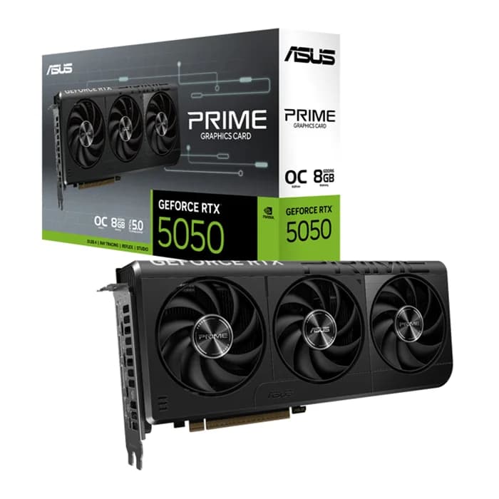 کارت گرافیک ایسوس کارت گرافیک ایسوس Prime GeForce RTX 5050 8GB | عماد رایان کارت گرافیک ایسوس کارت گرافیک ایسوس Prime GeForce RTX 5050 8GB