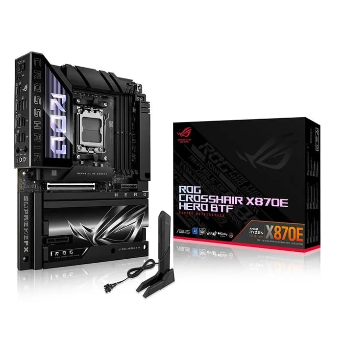 مادربرد ایسوس ROG CROSSHAIR X870E HERO BTF DDR5 | عماد رایان مادربرد ایسوس ROG CROSSHAIR X870E HERO BTF DDR5