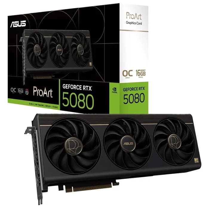 کارت گرافیک ایسوس ProArt GeForce RTX 5080 16GB | عماد رایان کارت گرافیک ایسوس ProArt GeForce RTX 5080 16GB