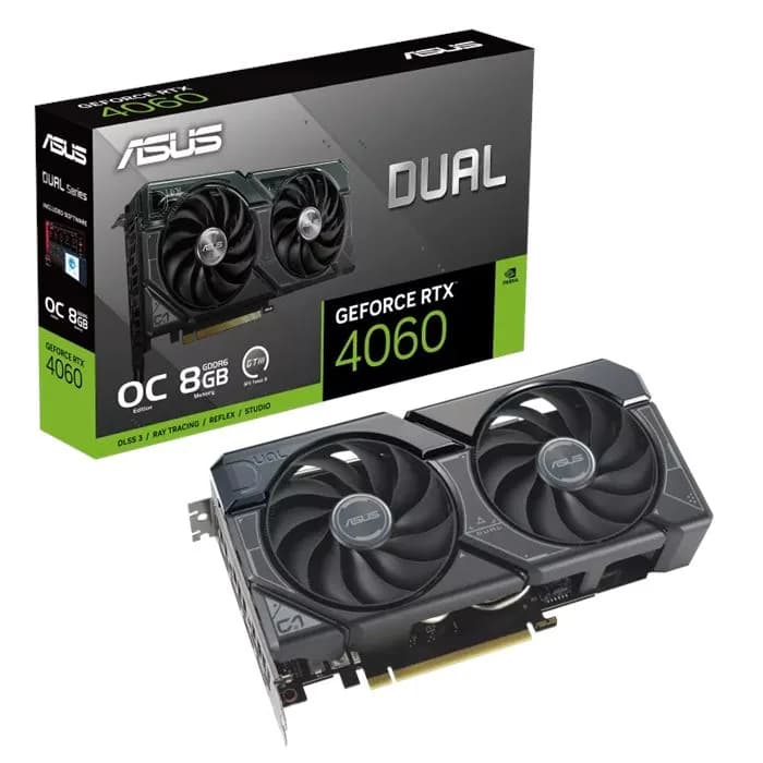 کارت گرافیک ایسوس GeForce RTX 4060 OC Edition 8GB | عماد رایان کارت گرافیک ایسوس GeForce RTX 4060 OC Edition 8GB