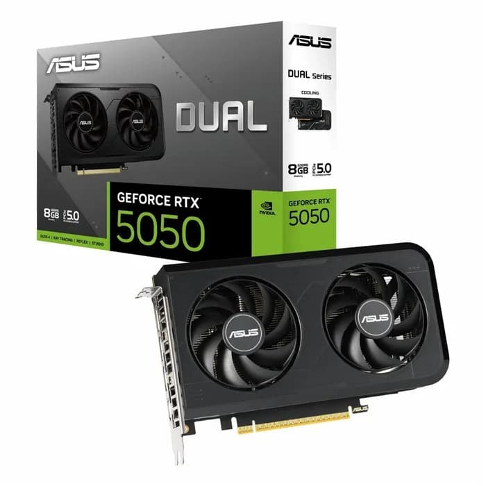 کارت گرافیک ایسوس کارت گرافیک ایسوس Dual GeForce RTX™ 5050 8GB GDDR6 OC | عماد رایان کارت گرافیک ایسوس کارت گرافیک ایسوس Dual GeForce RTX™ 5050 8GB GDDR6 OC